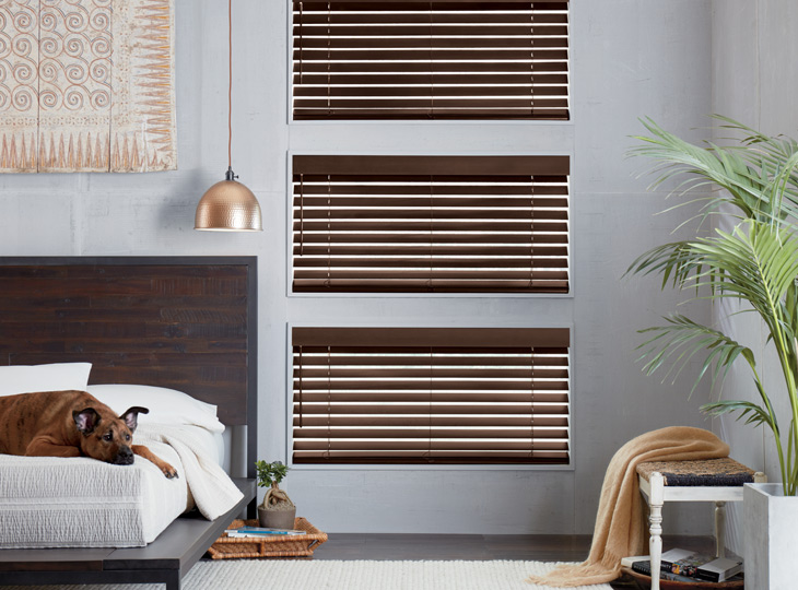 real wood Hunter Douglas blinds Maple Grove MN