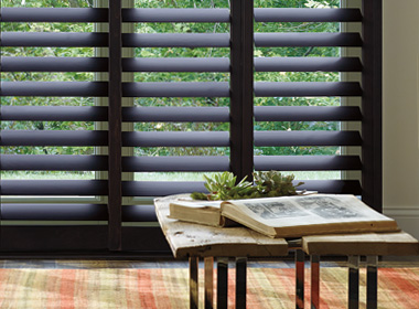 Hunter Douglas wood shutters maple Grove MN