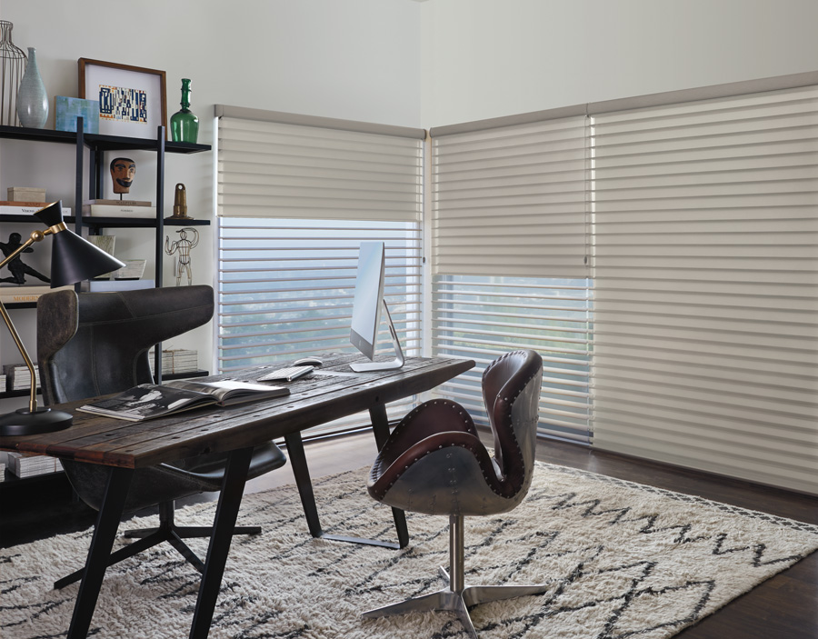 home office silhouette duolite shades dual shade system hunter douglas st paul 55113