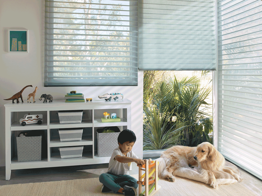 silhouette child-safes shades and blinds for dog owners Hunter Douglas St Paul 55113