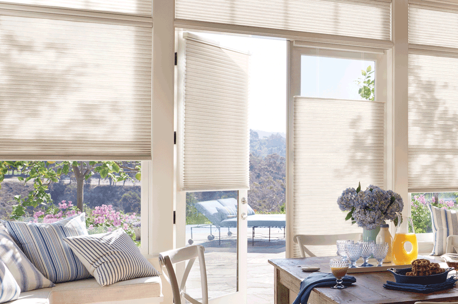 french door duette honeycomb shades summer ready home Hunter Douglas St Paul 55113