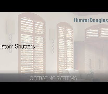 Custom Shutters - Operating Systems - Hunter Douglas