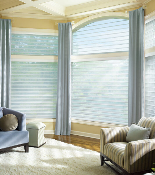 Hunter Douglas silhouette shades for arched windows Burnsville 55337