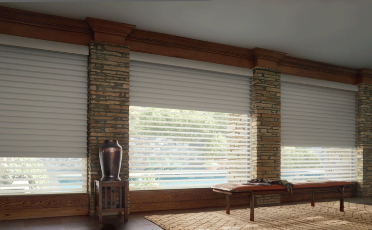 Room darkening to blackout shades are perfect for the longer, sunnier days of Spring coming up.