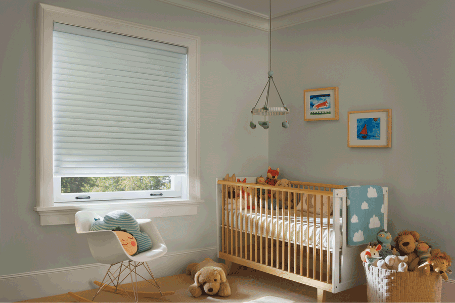 nursery neutral colors aero drapery and blind