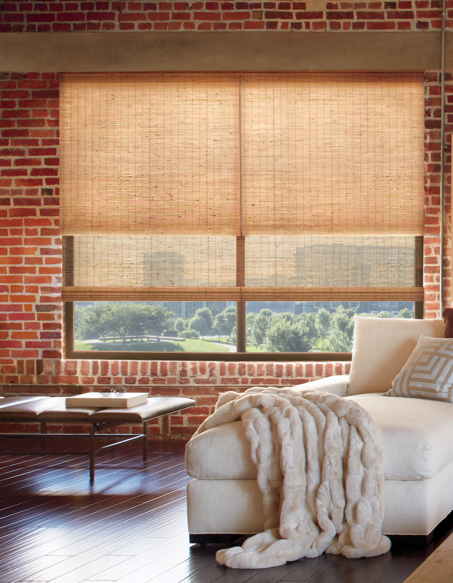 Loft with dual Provenance® Woven Woods.