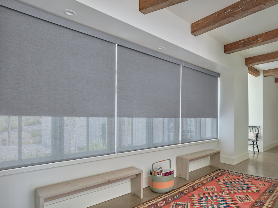 remote control blinds as duolite and designer roller shades in Minneapolis