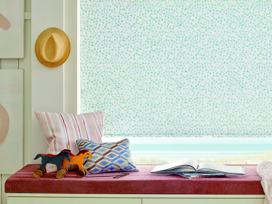 spring refresh roller shades in Minneapolis home