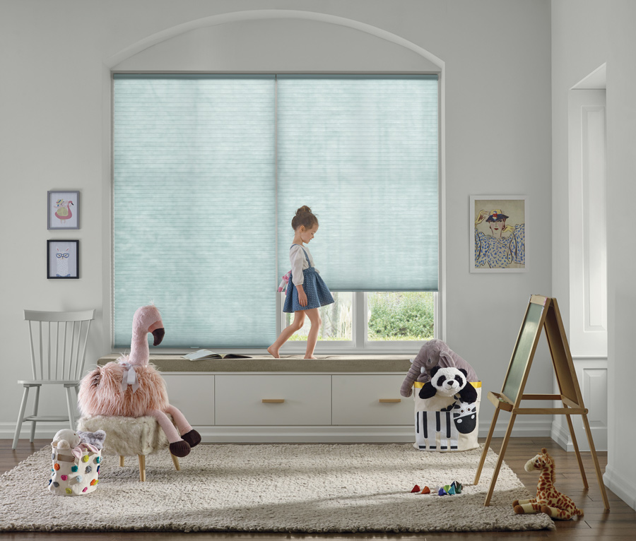 Applause cellular shades in playroom Minneapolis, MN