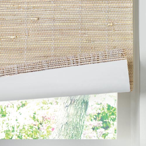 woven organic shade with backing for extra light control in Burnsville, MN