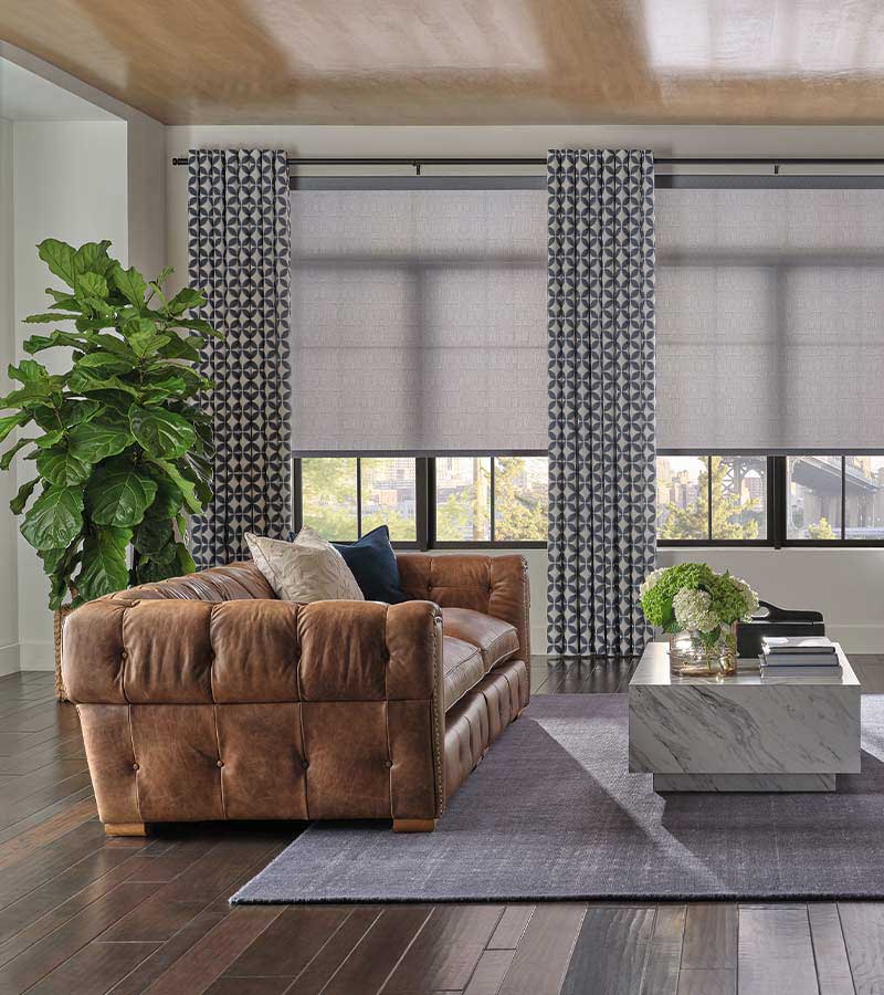 Aero Drapery & Blind styles Hunter Douglas window treatments in Minneapolis-St Paul area homes