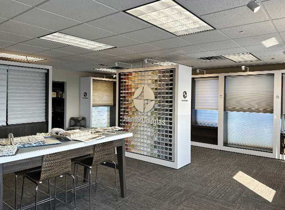 showroom in little canada aero drapery and blind