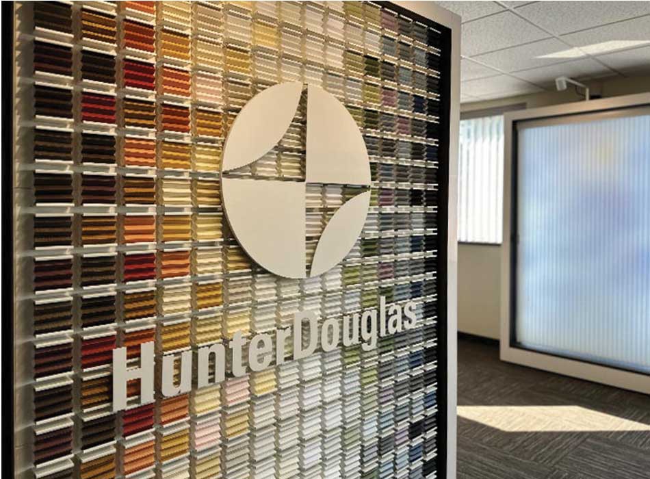 hunter douglas showroom in aero drapery and blind