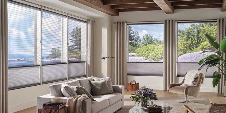 Cellular shades in Minneapolis/St Paul home