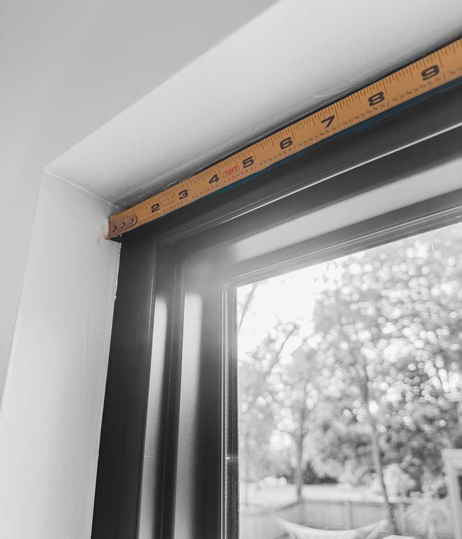 measuring window with metal tape measure window covering mistakes