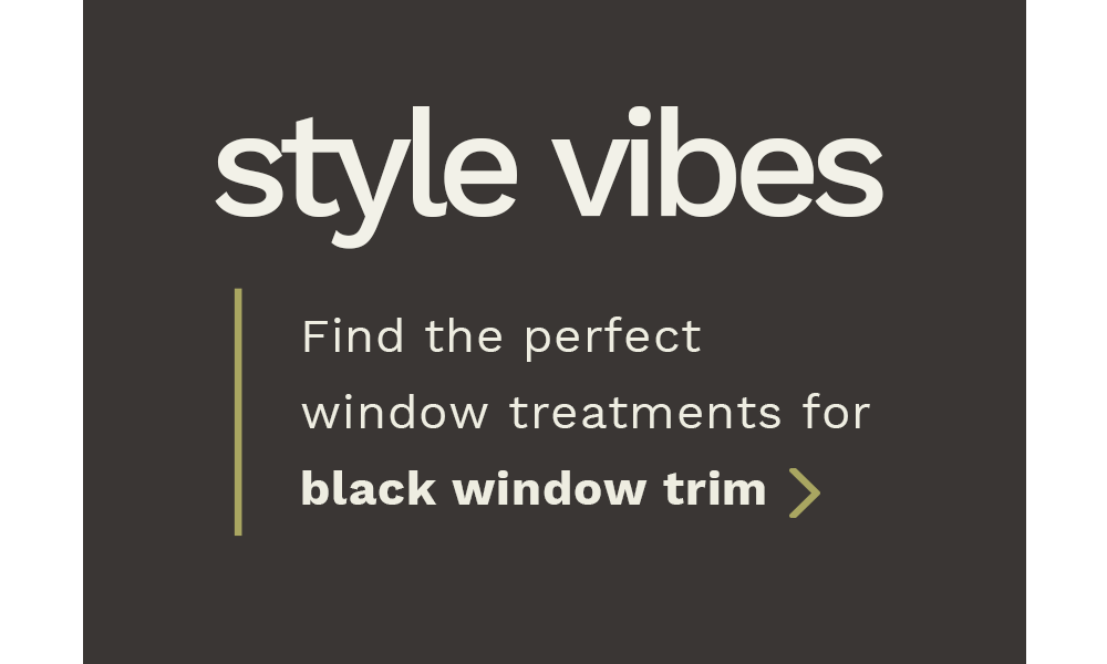 black window trim