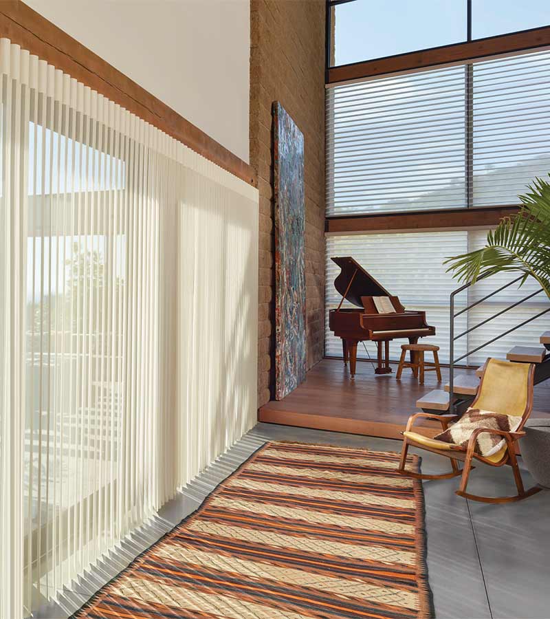 large-windows-luminette-custom-window-shades-blinds-aero-drapery-and-blind white sheer shades for living room windows