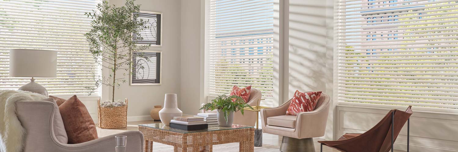 Aria™ Fabric Blinds with motorized operation